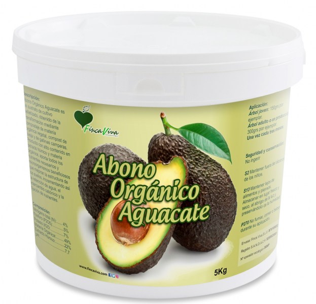 ABONO ORGÁNICO AGUACATE 5 KILOS ampli